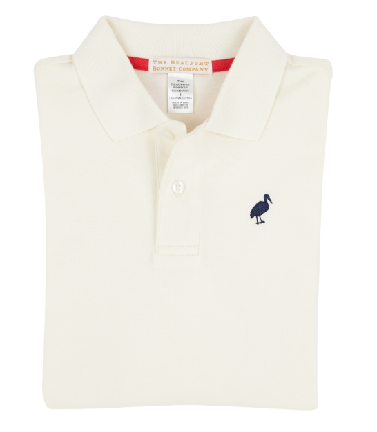 Beaufort Bonnet Prim & Proper Polo, Palmetto Pearl