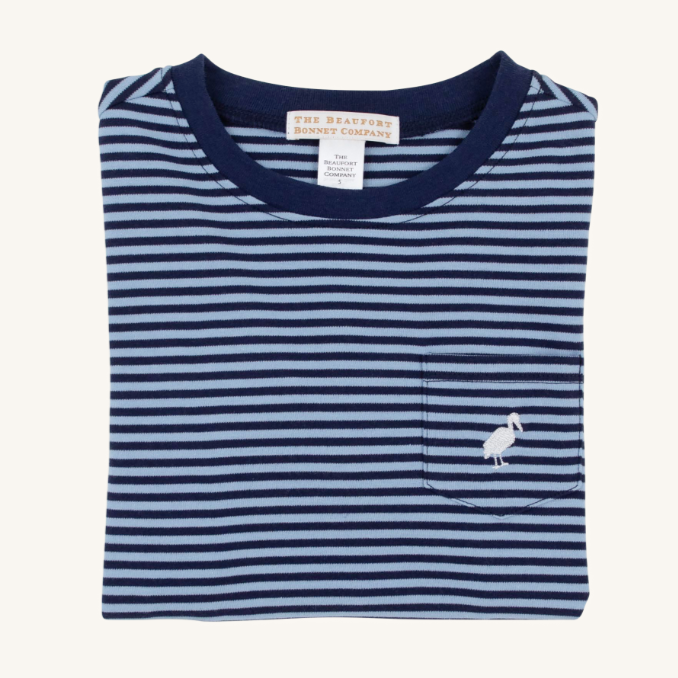 Beaufort Bonnet Carter Crewneck, Barrington Blue/Nantucket Navy Stripe