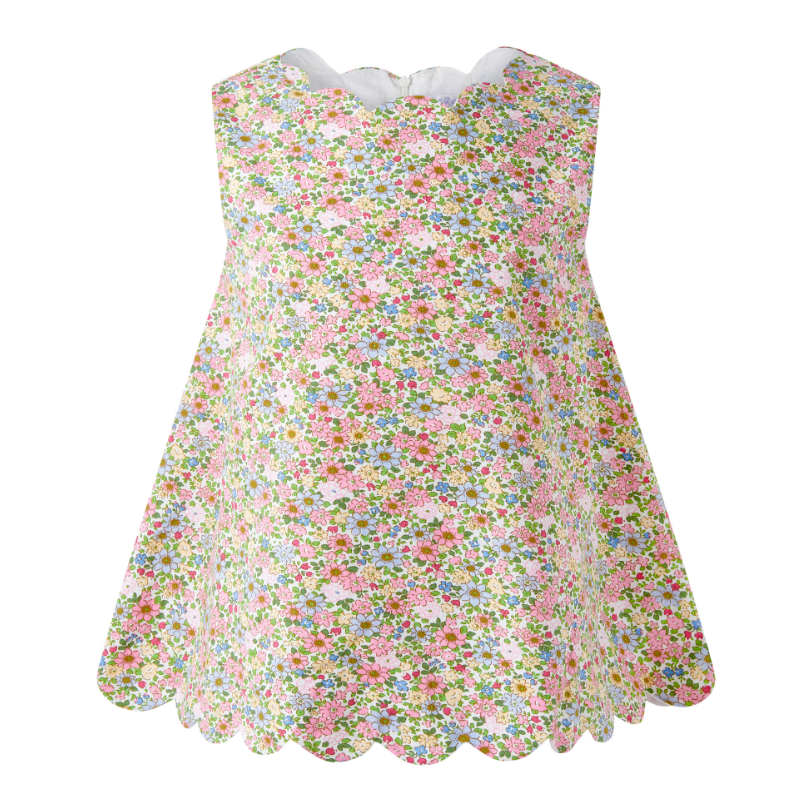 Rachel Riley Floral Scalloped Set