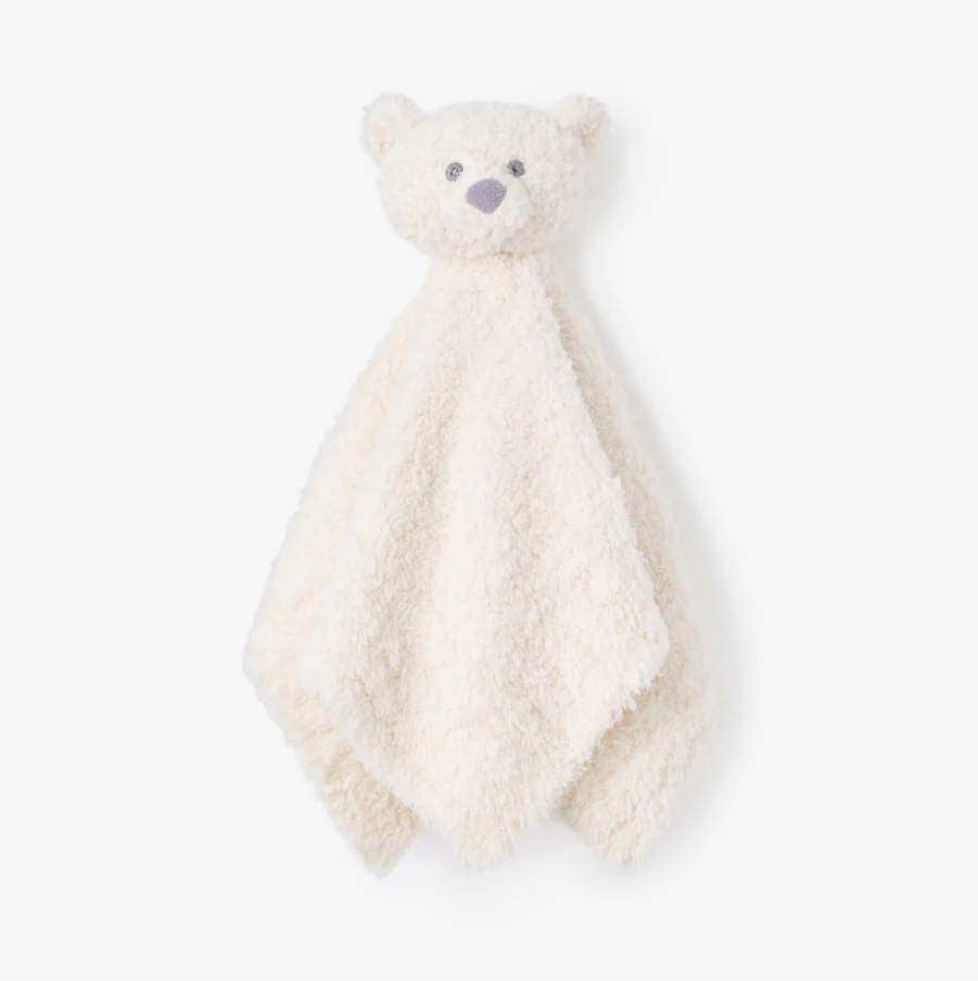 Elegant Baby Chenille Bear Security Blanket