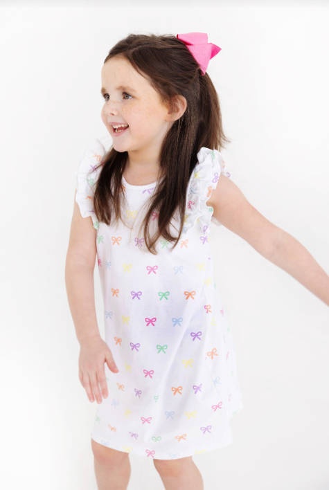 Beaufort Bonnet Ruehling Ruffle Dress, Bitty Bows