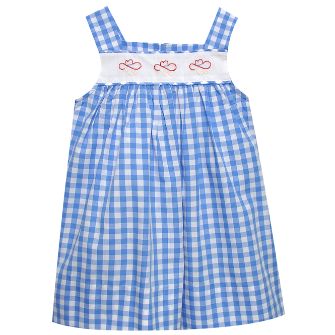 Southern Saturday Rebel Face Red/Blue Dress