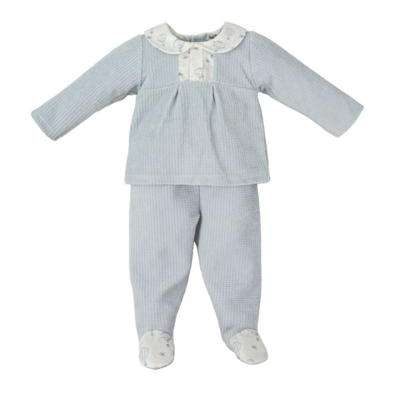 Babidu Blue Hot Air Balloon Pant Set