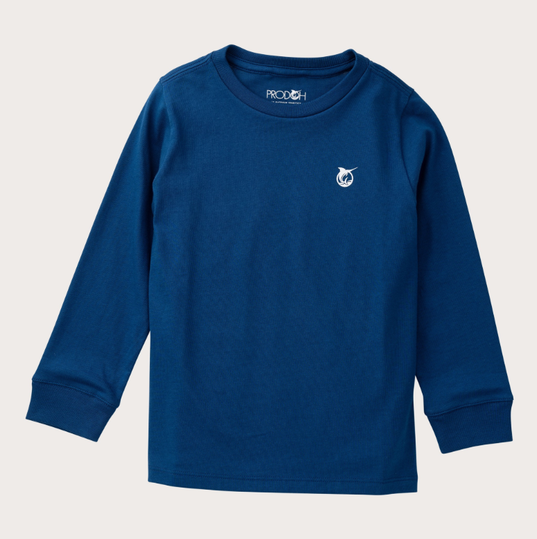 Prodoh Cotton T-Shirt, Navy Peony
