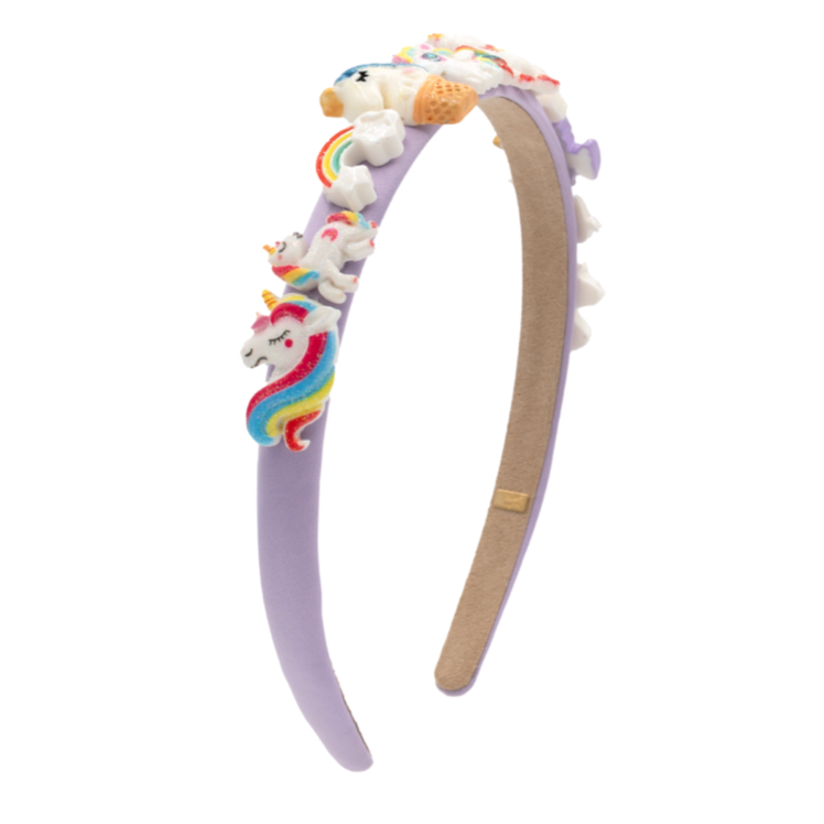 Bari Lynn Satin Thin Charm Headband