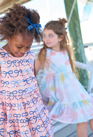 Pink Chicken Eloise Dress, Pink Bows