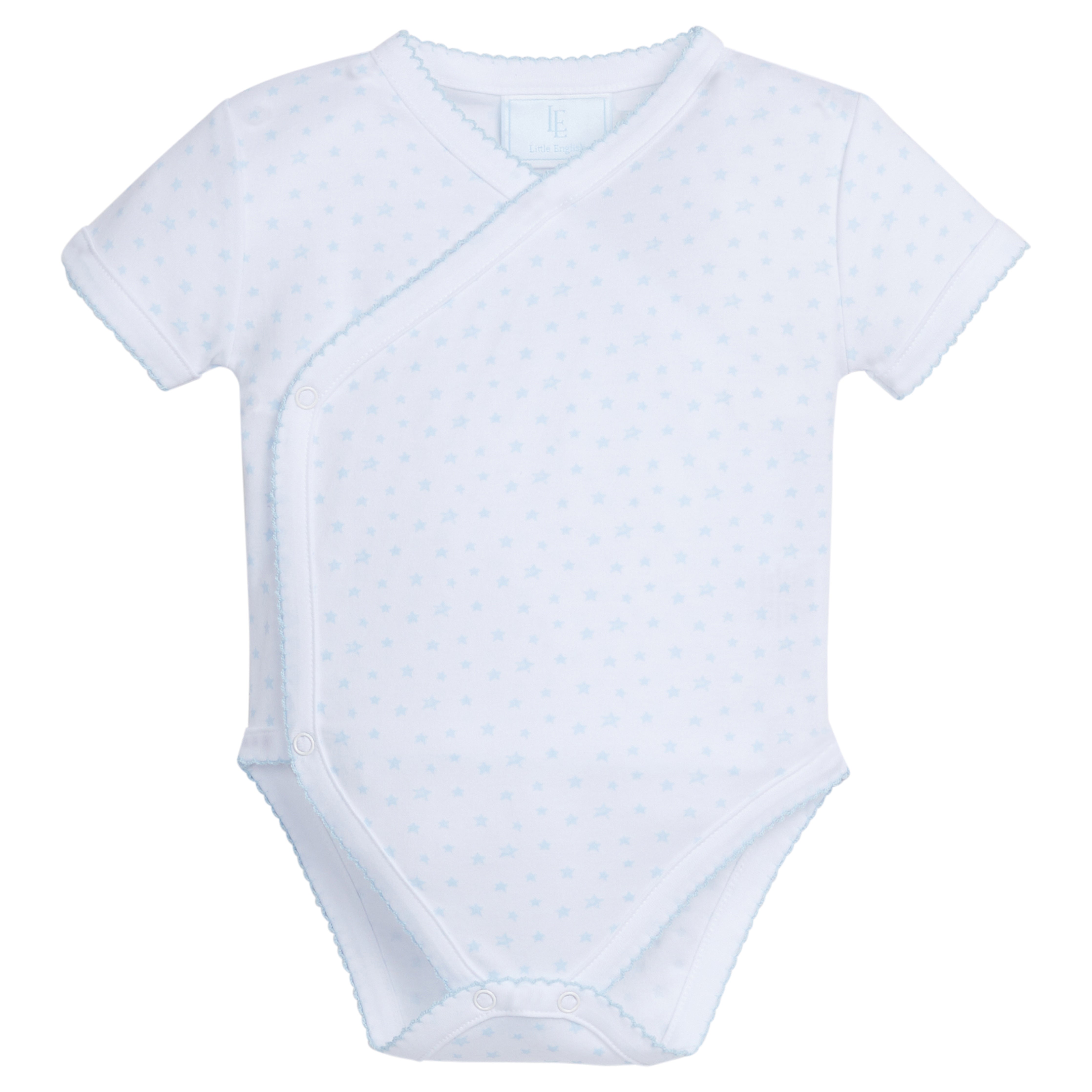 Little English Onesies, Light Blue