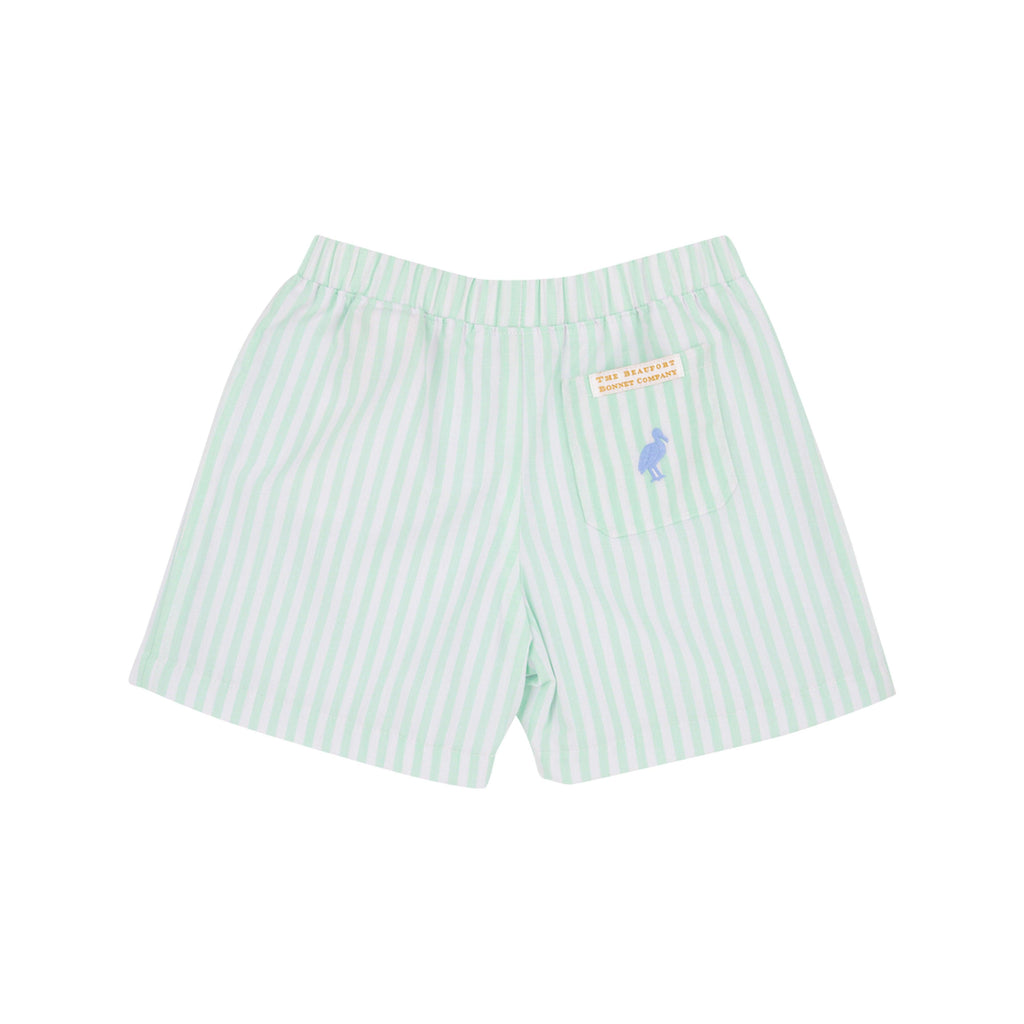 Beaufort Bonnet Shelton Shorts, Grace Bay Green Stripe - shopnurseryrhymes
