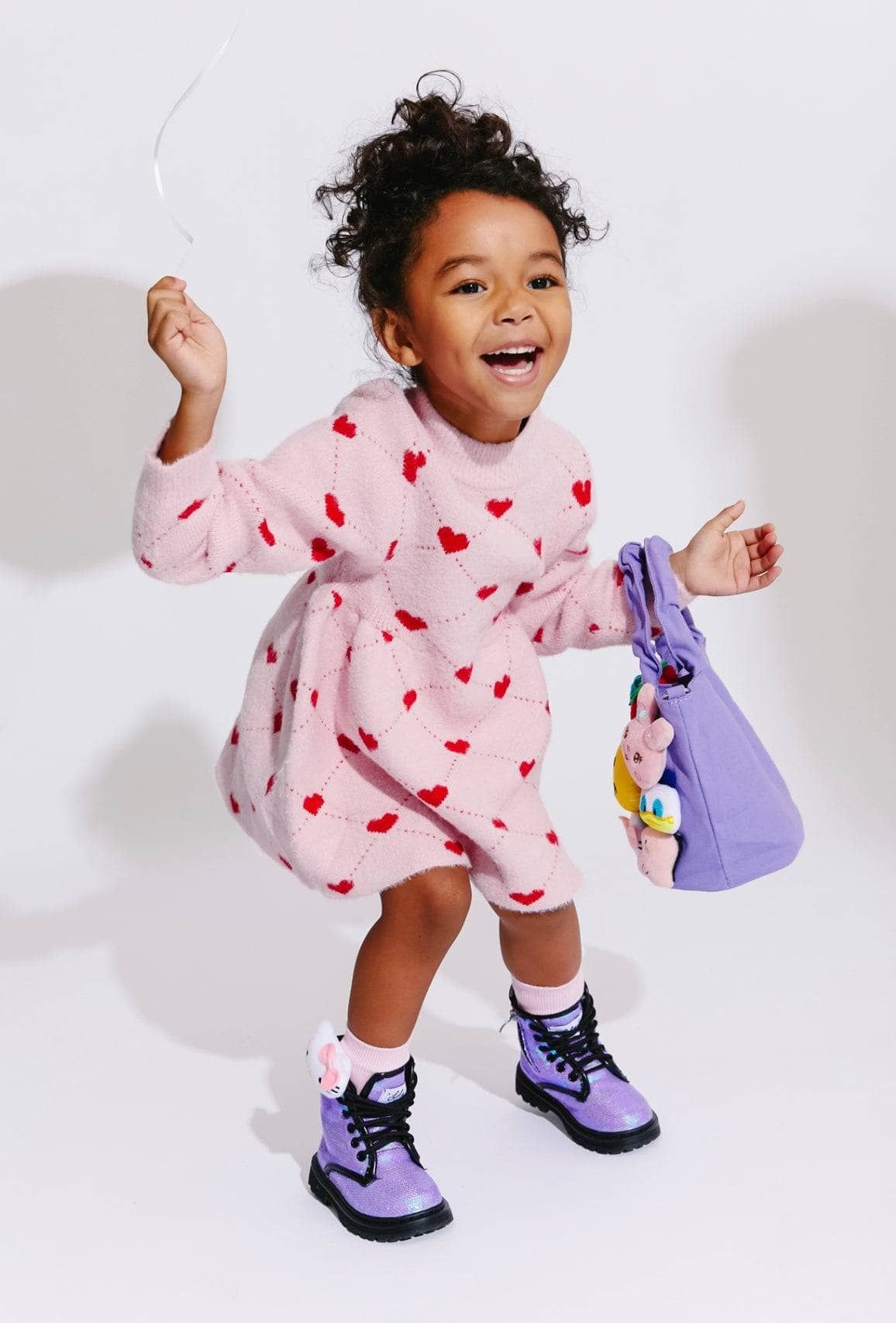 Lola & The Boys Sweetheart Sweater Dress