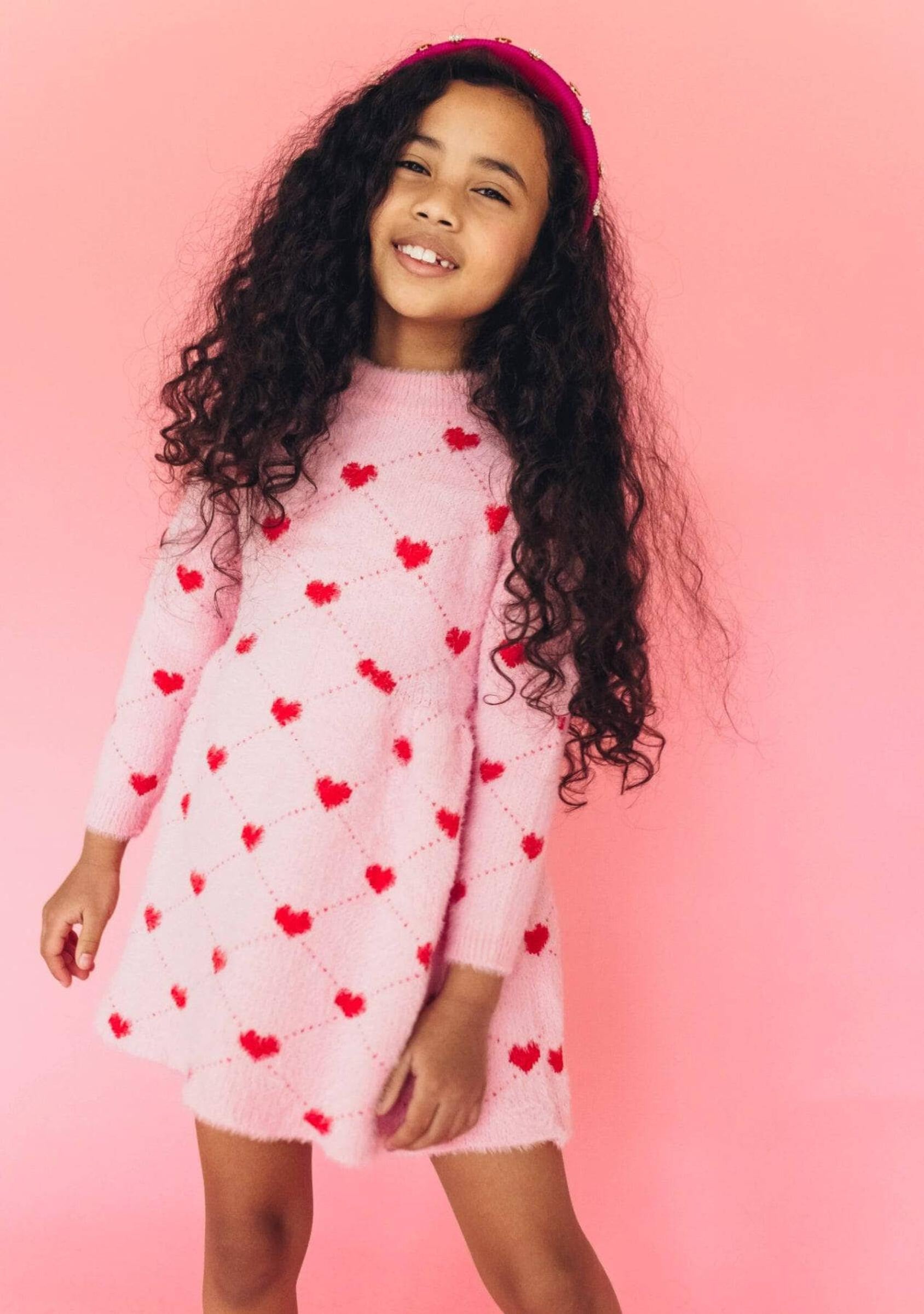 Lola & The Boys Sweetheart Sweater Dress