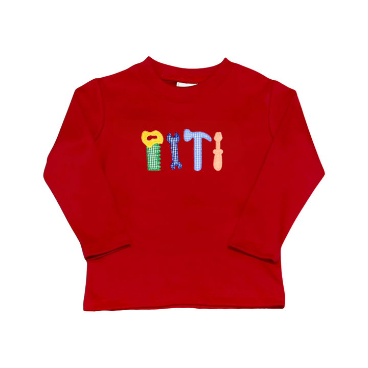 Zuccini Harry Tee, Tools on Red