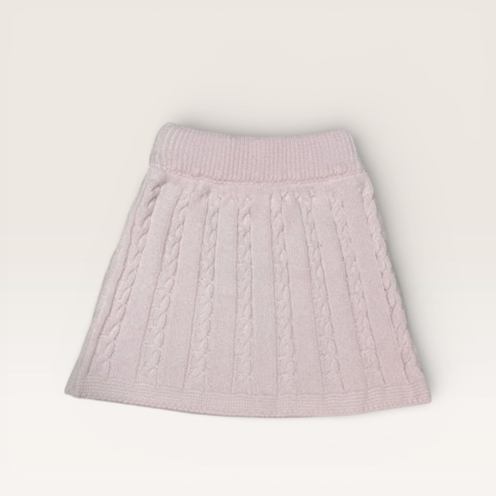 Mi Lucero Pink Cable Skirt