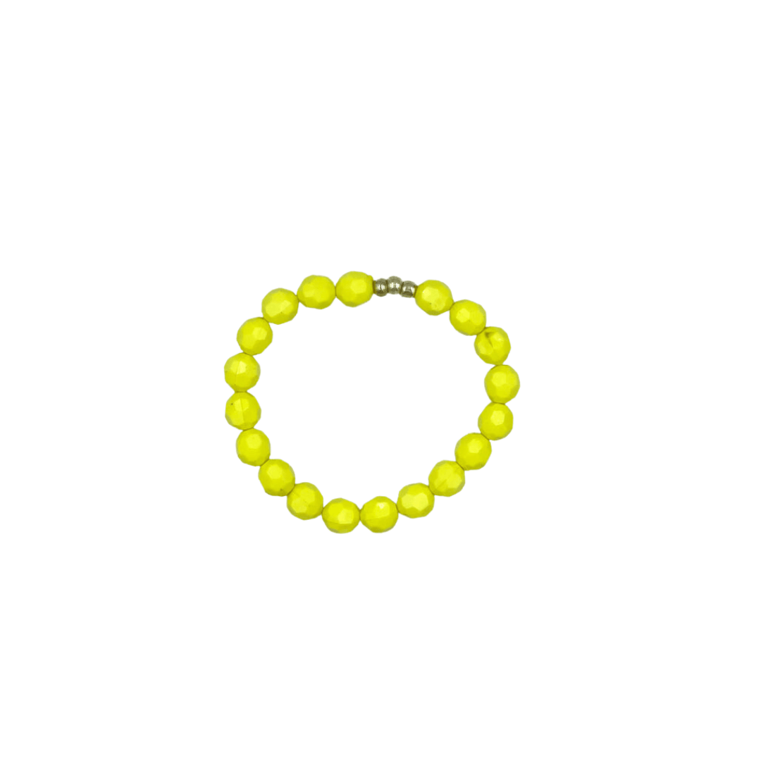 Good Grace Yellow Faceted Bracelet - shopnurseryrhymes