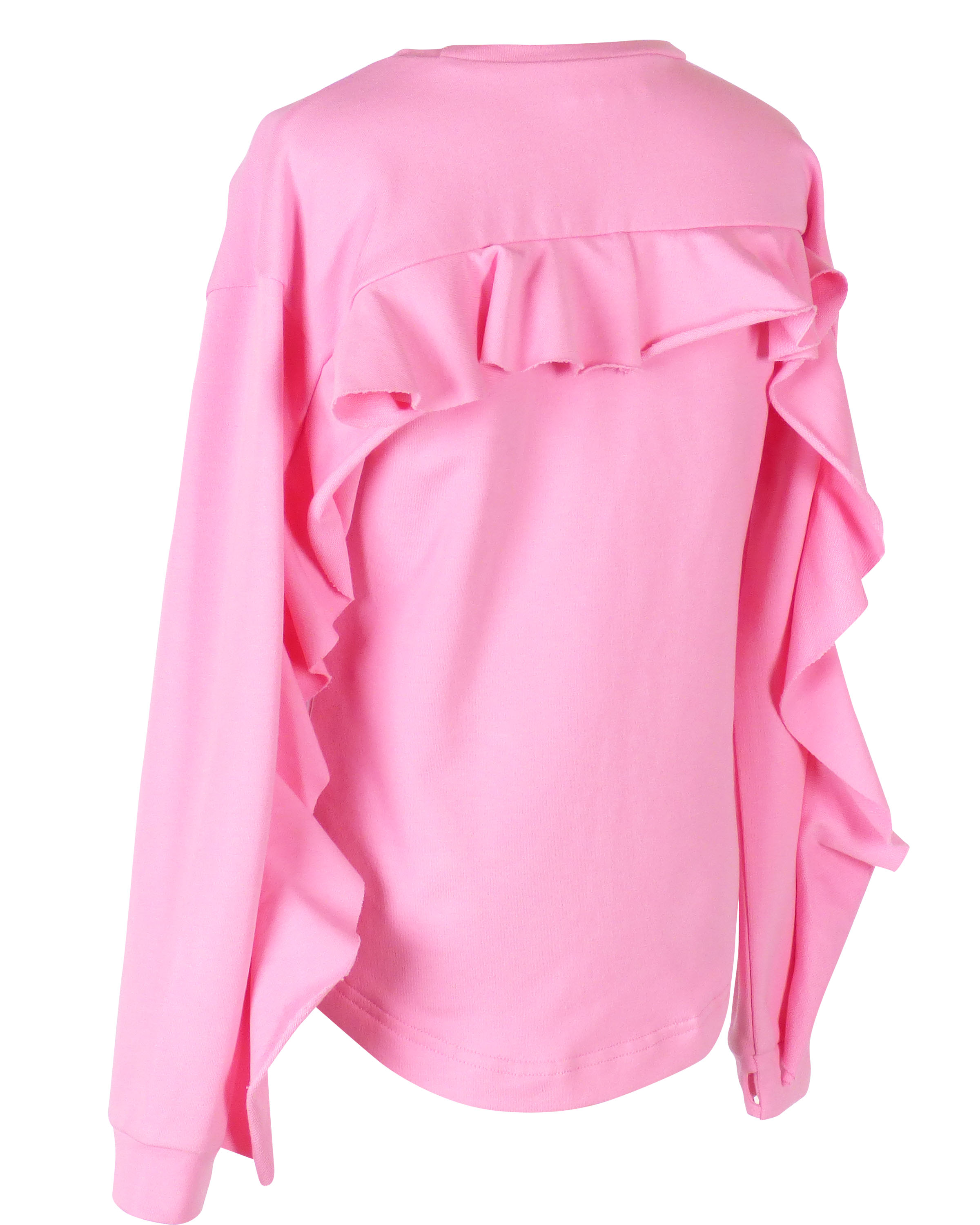 Yellow Lamb Tabby Top, Pink with Ombre Hearts