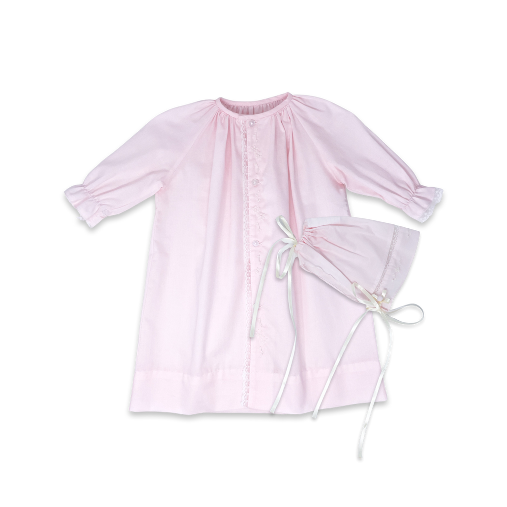 Lullaby Set Vintage Daygown Set, Blessings Pink