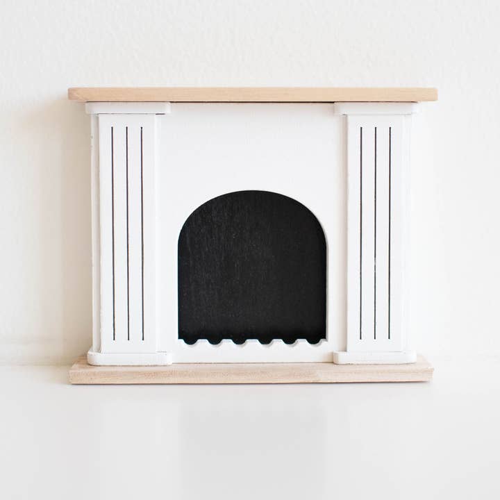 Macy Mae Dollhouse Valencia Arched Fireplace