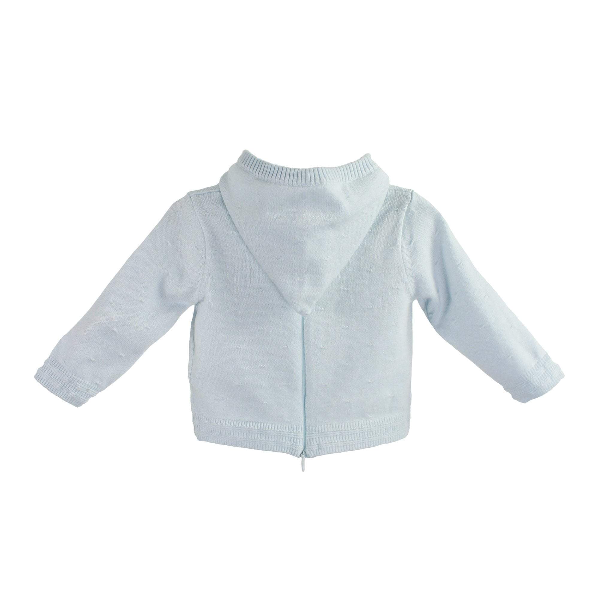 Petit Ami Back Zip Hooded Cardigan