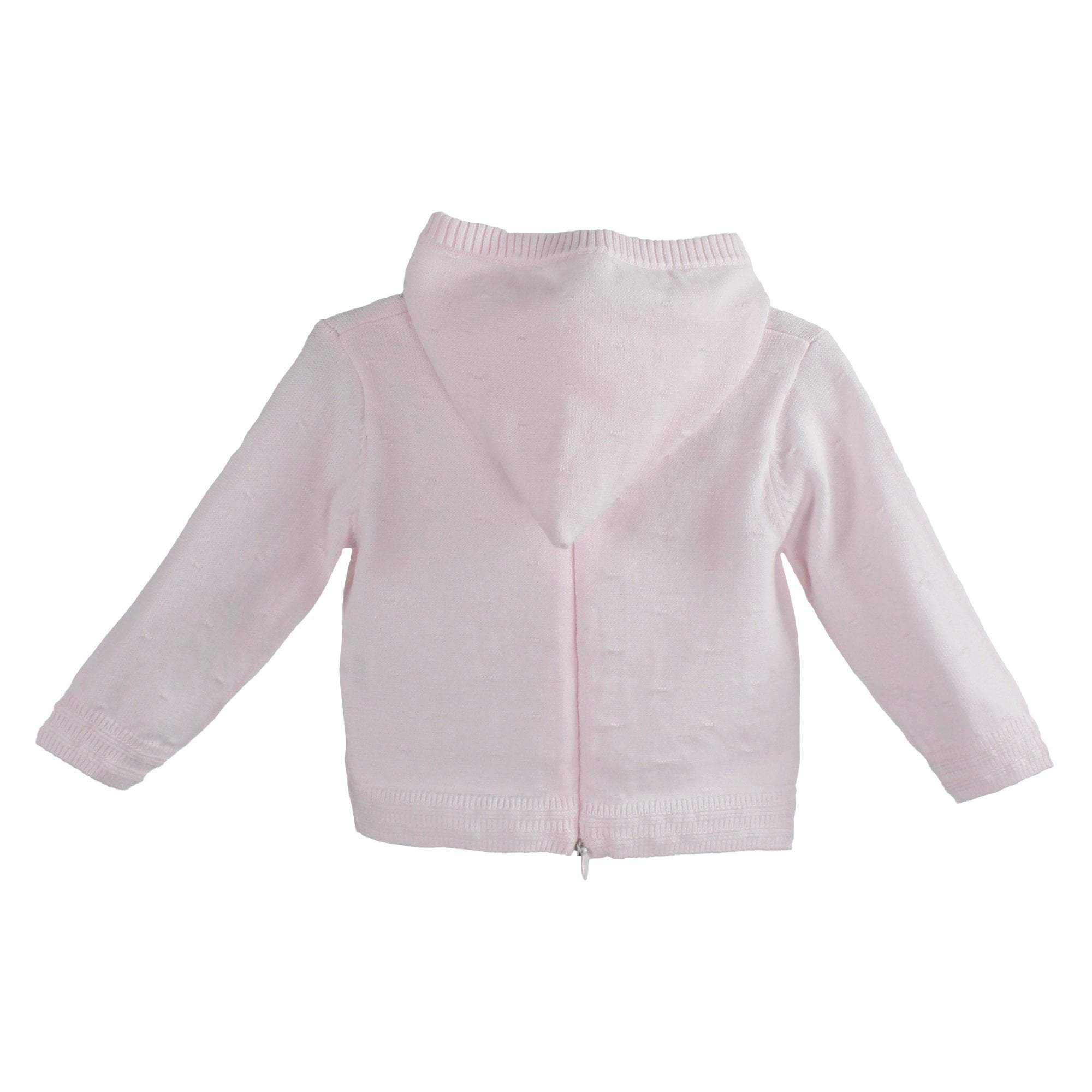 Petit Ami Back Zip Hooded Cardigan