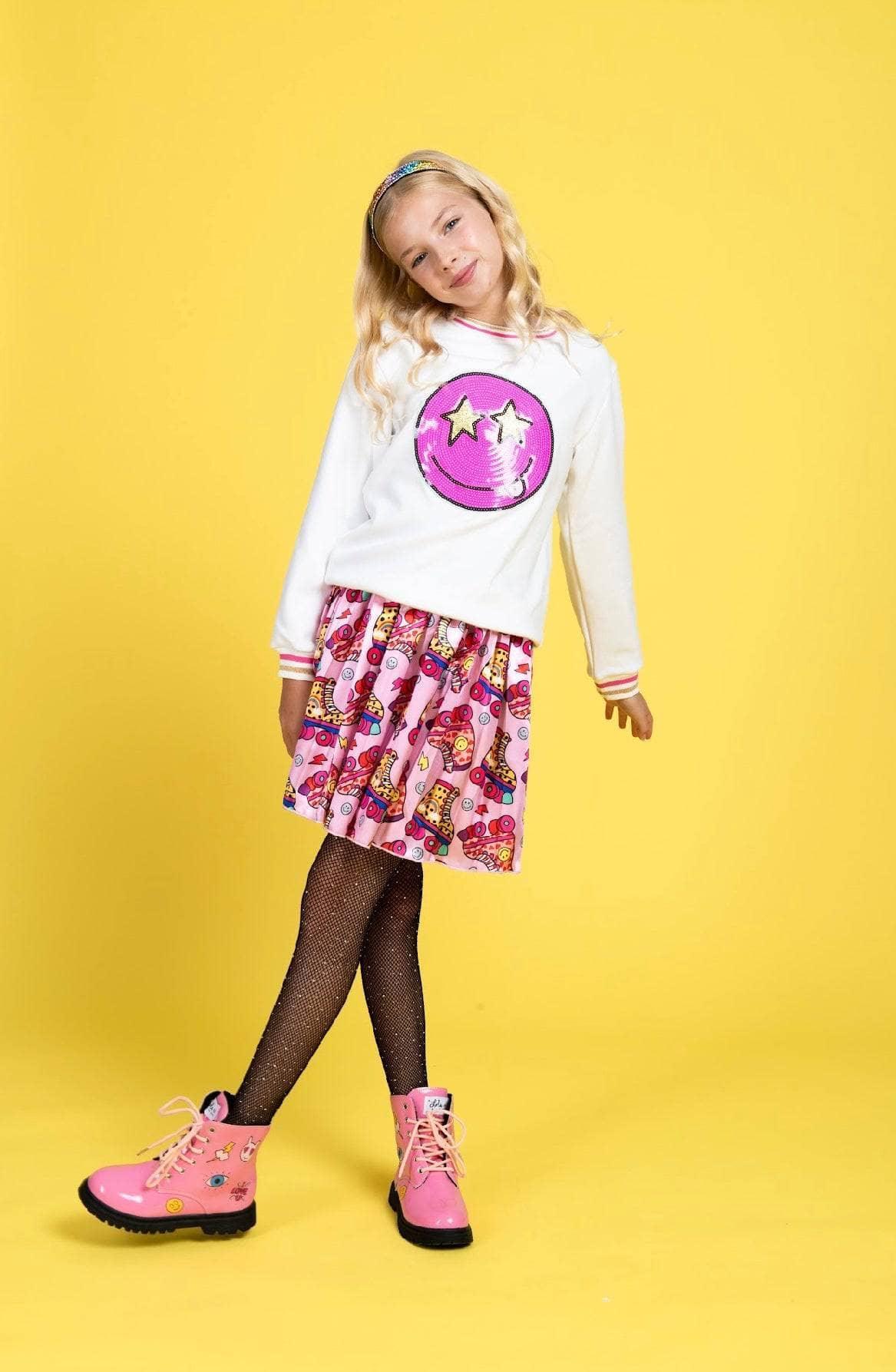 Lola & The Boys Roller Girl Pleated Skirt - shopnurseryrhymes