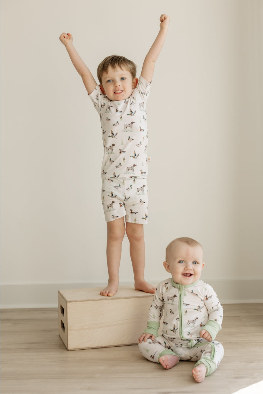 Little Labels Field & Feather Short Set