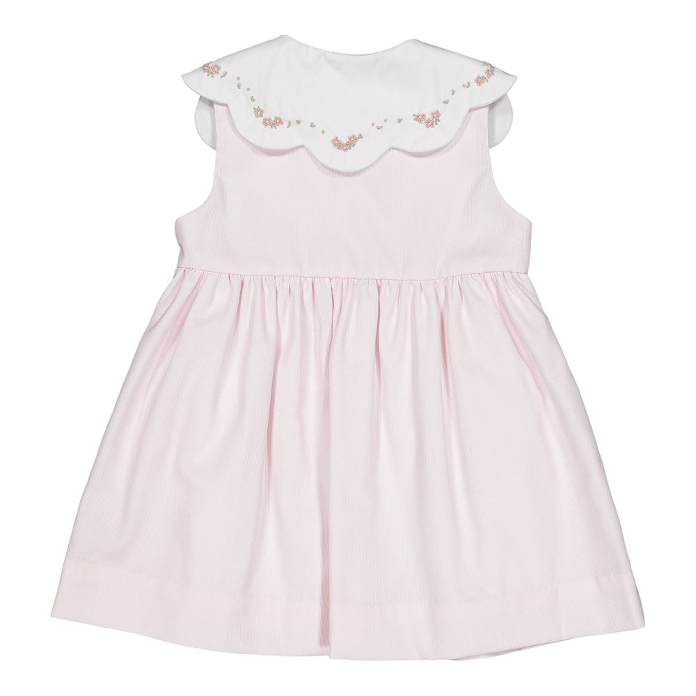 Kidiwi Colette Dress in Pink Pique