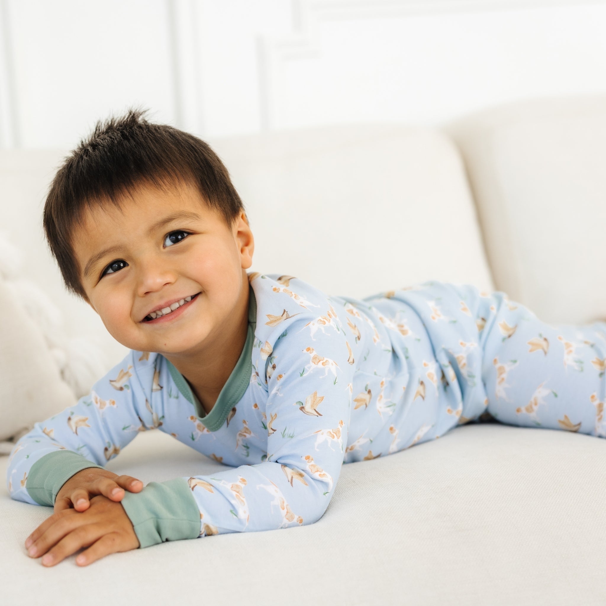 Magnolia Baby Duck and Hound Long Pajamas
