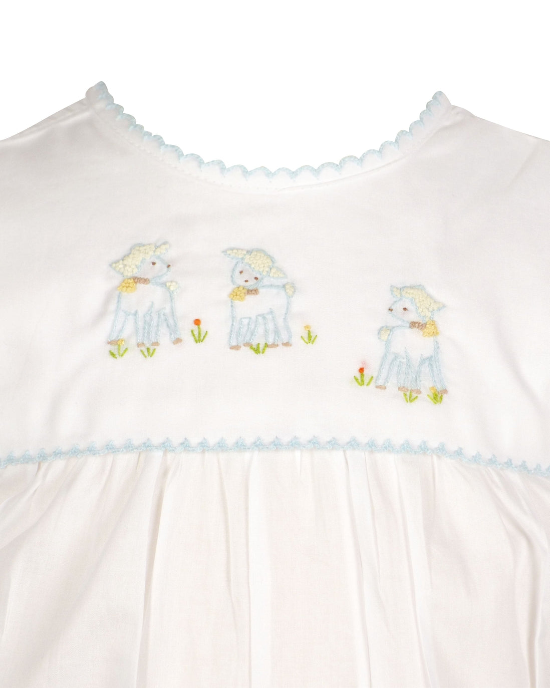 Yellow Lamb Lambikins Woven Bubble