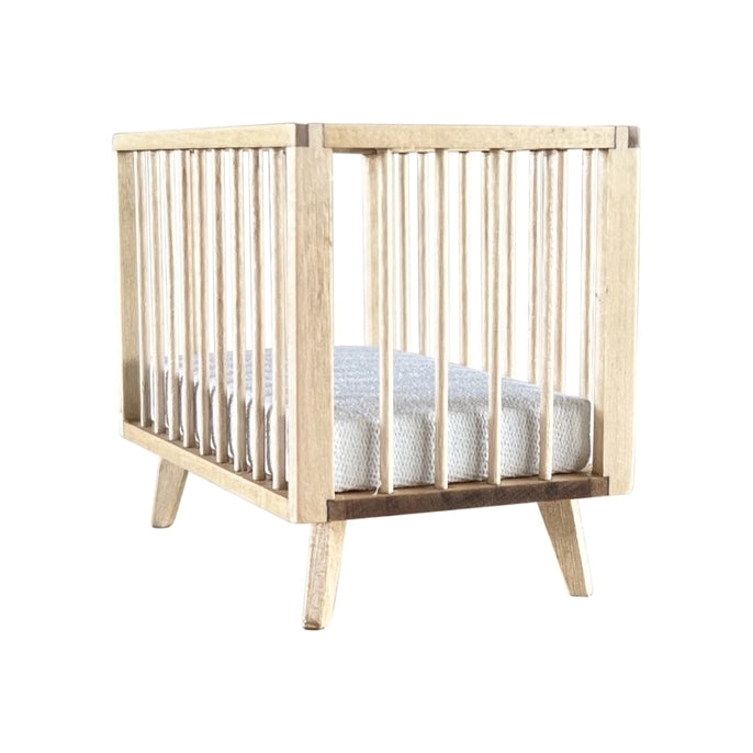 Macy Mae Dollhouse Nursery Crib & Mattress