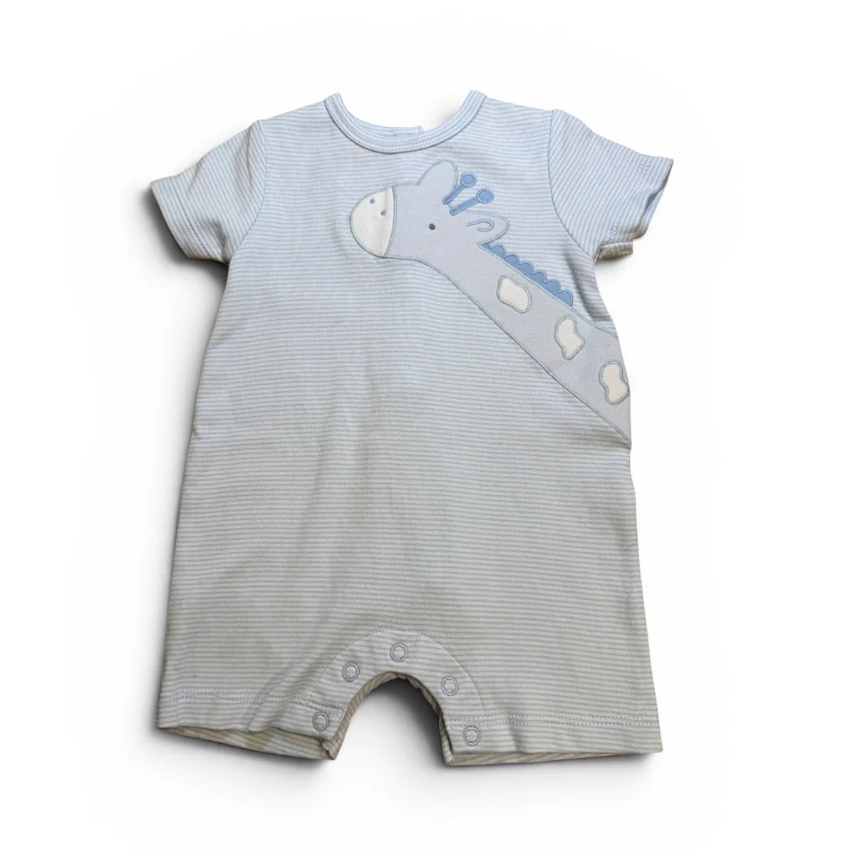 Petit Ami Knit Giraffe Romper