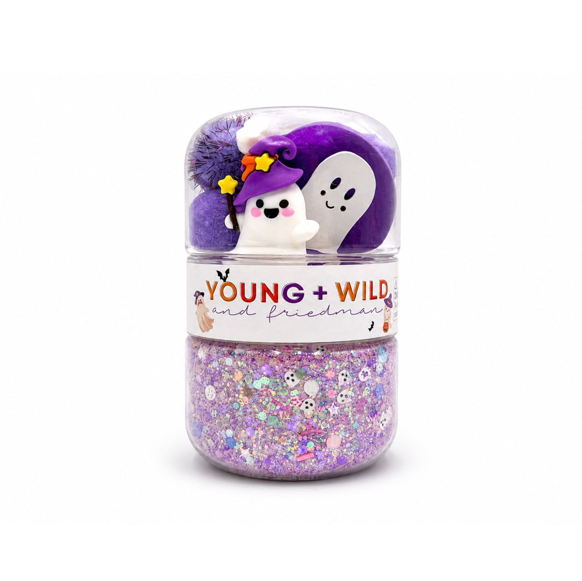 Young + Wild & Friedman Ghost Grab & Go Dough Jar
