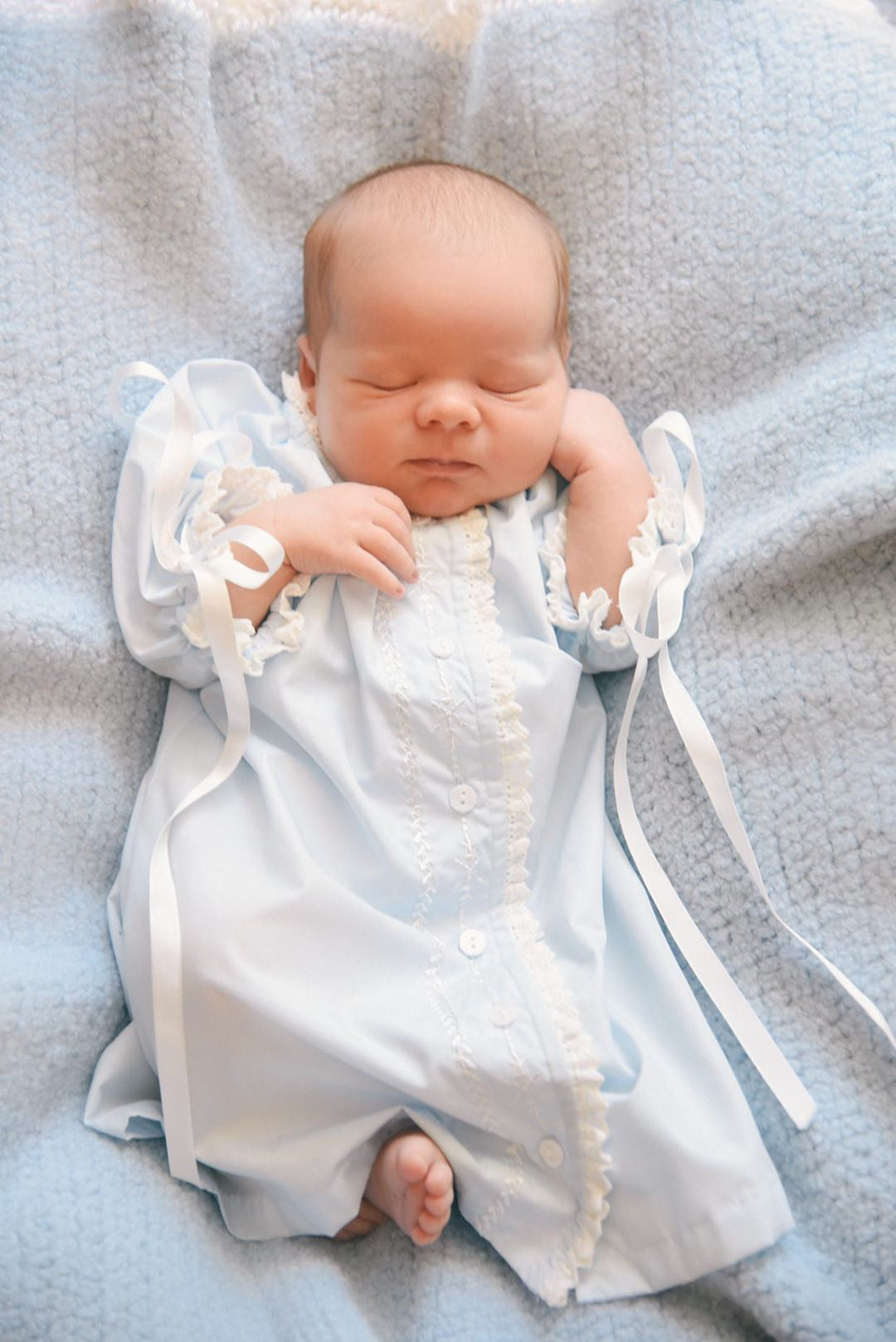 Yellow Lamb Blue Katherine Daygown