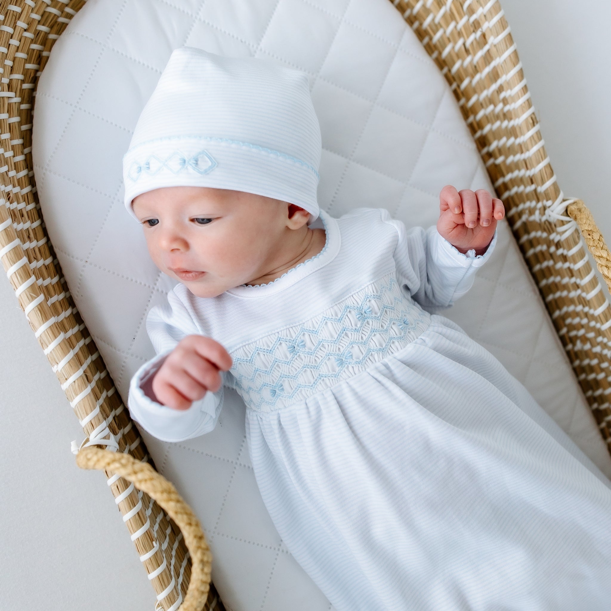 Magnolia Baby Jacob Smocked Gown