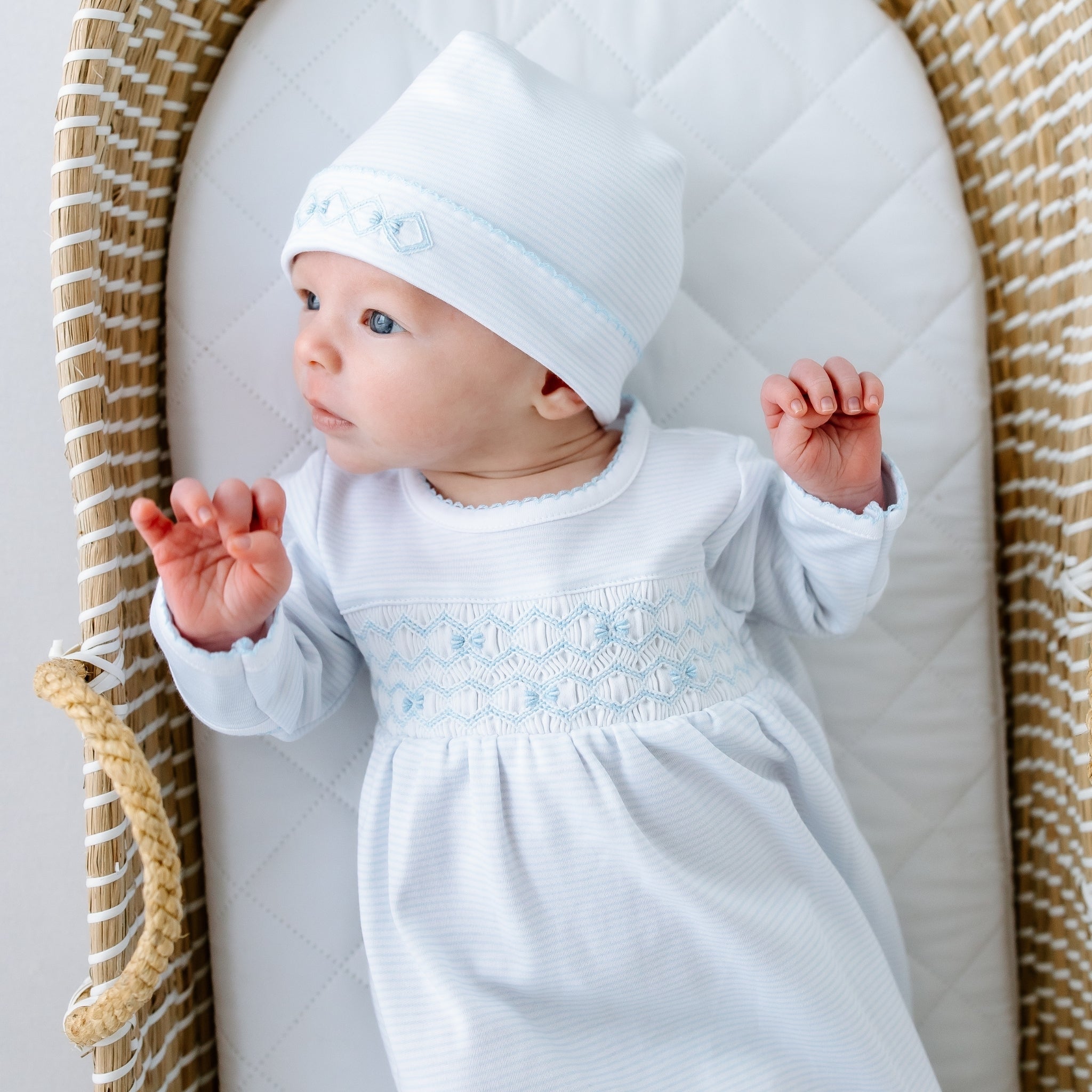 Magnolia Baby Jacob Smocked Gown