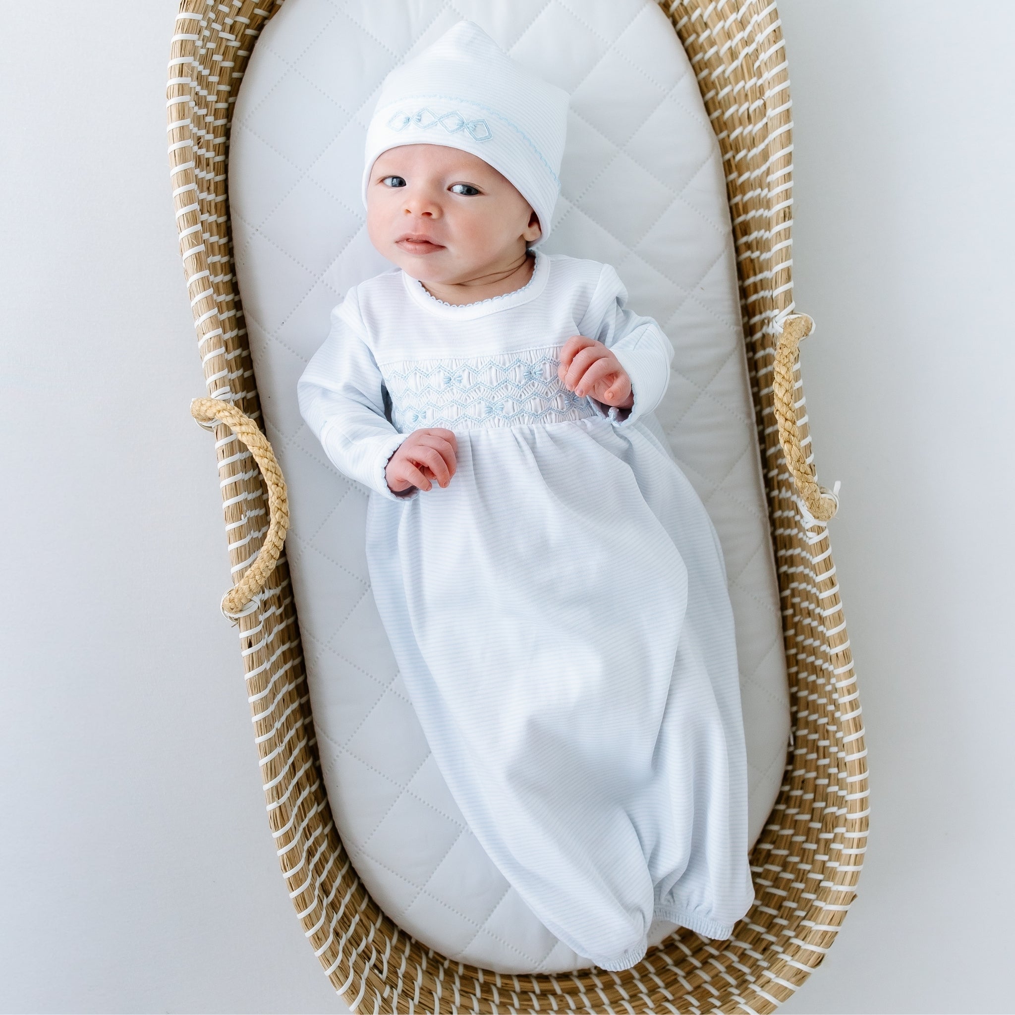 Magnolia Baby Jacob Smocked Gown