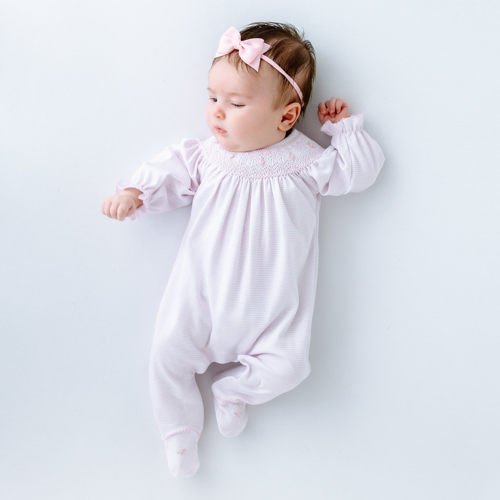 Magnolia Baby Pink Julia Bishop Footie