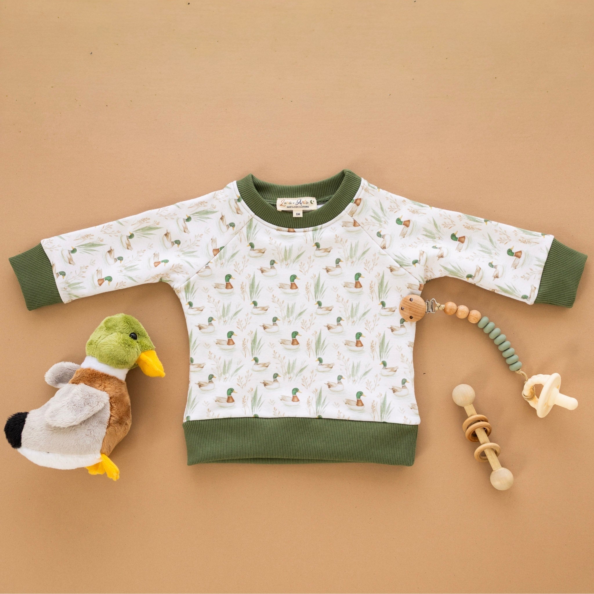 Magnolia Baby Mallard's Pond Pullover Sweatshirt