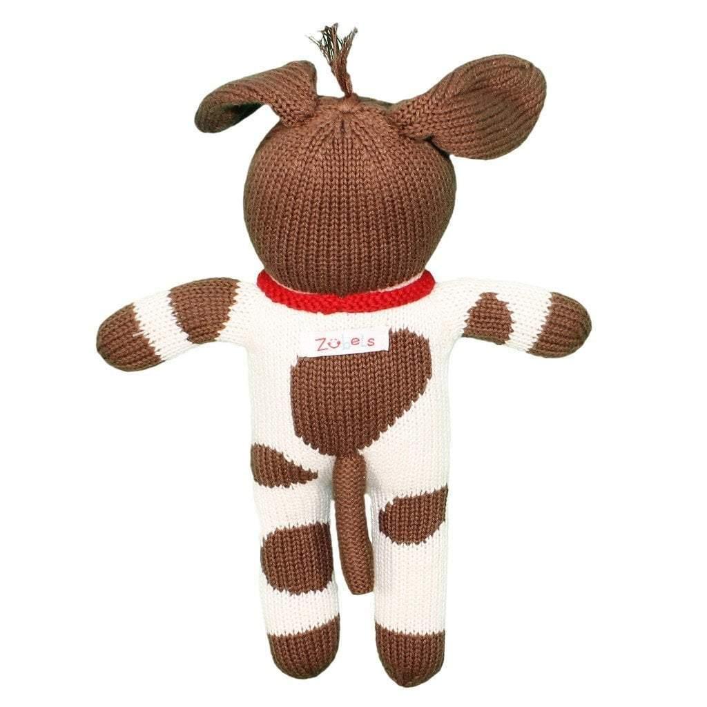 Zubels Mr. Woofers the Dog Knit Doll Rattle