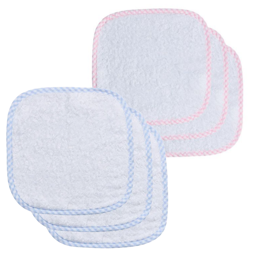 3 Martha's Big Check Washcloths