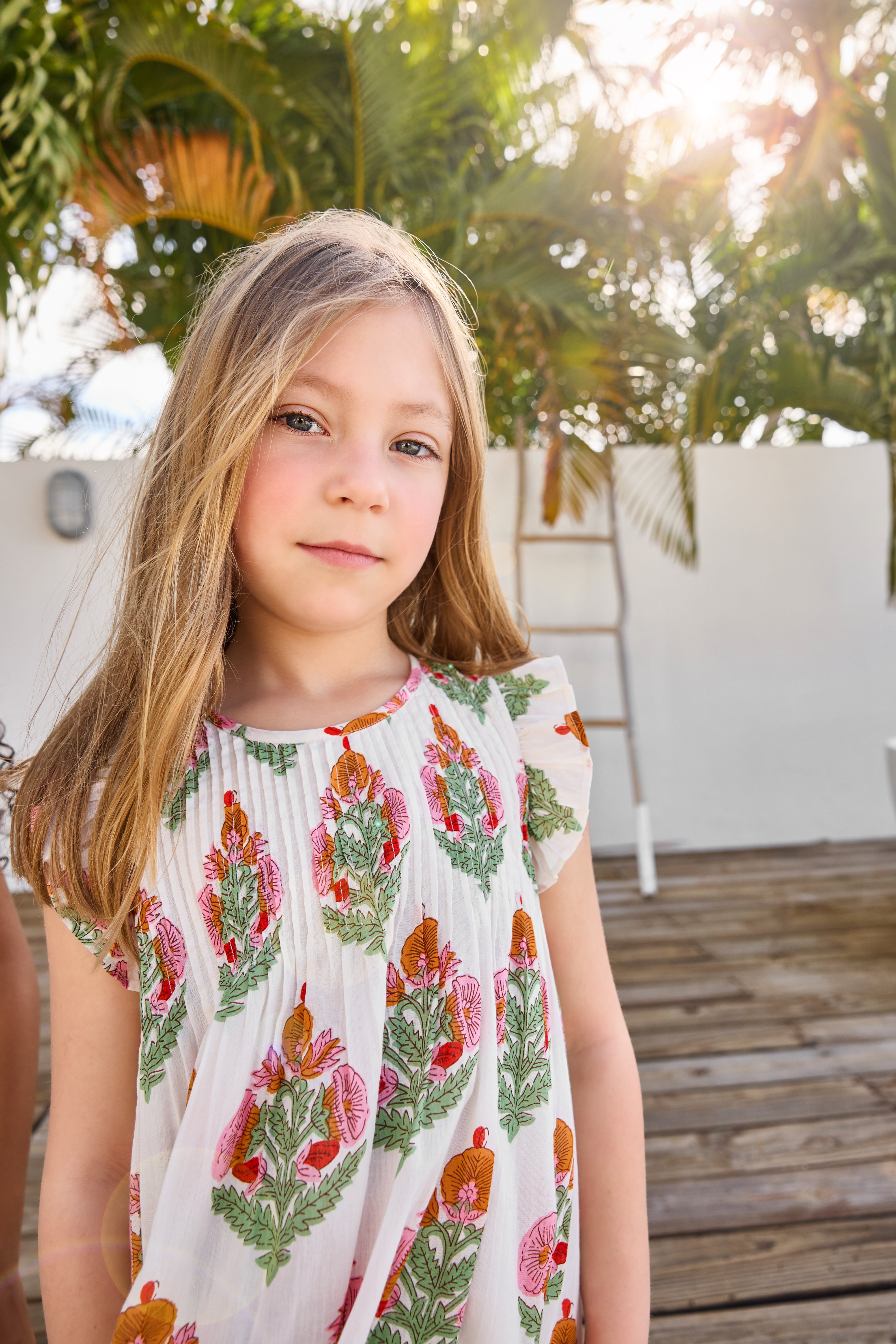 Pink Chicken Jaipur Dress, Pink Bellflower