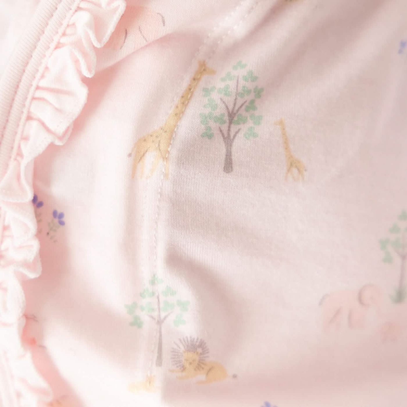 Magnetic Me Pink Serene Safari Gown Set with Ruffles