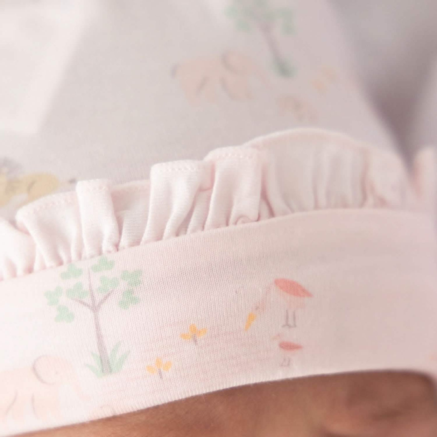 Magnetic Me Pink Serene Safari Gown Set with Ruffles