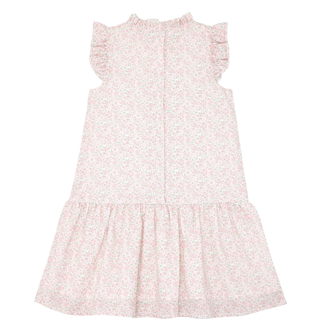 Minnow Antique Floral Drop Waist Dress