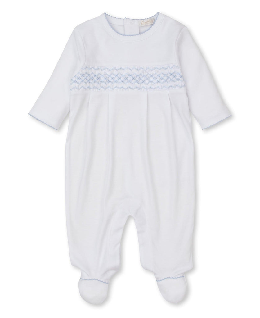 Kissy Kissy Hand Smocked CLB Charmed Footie