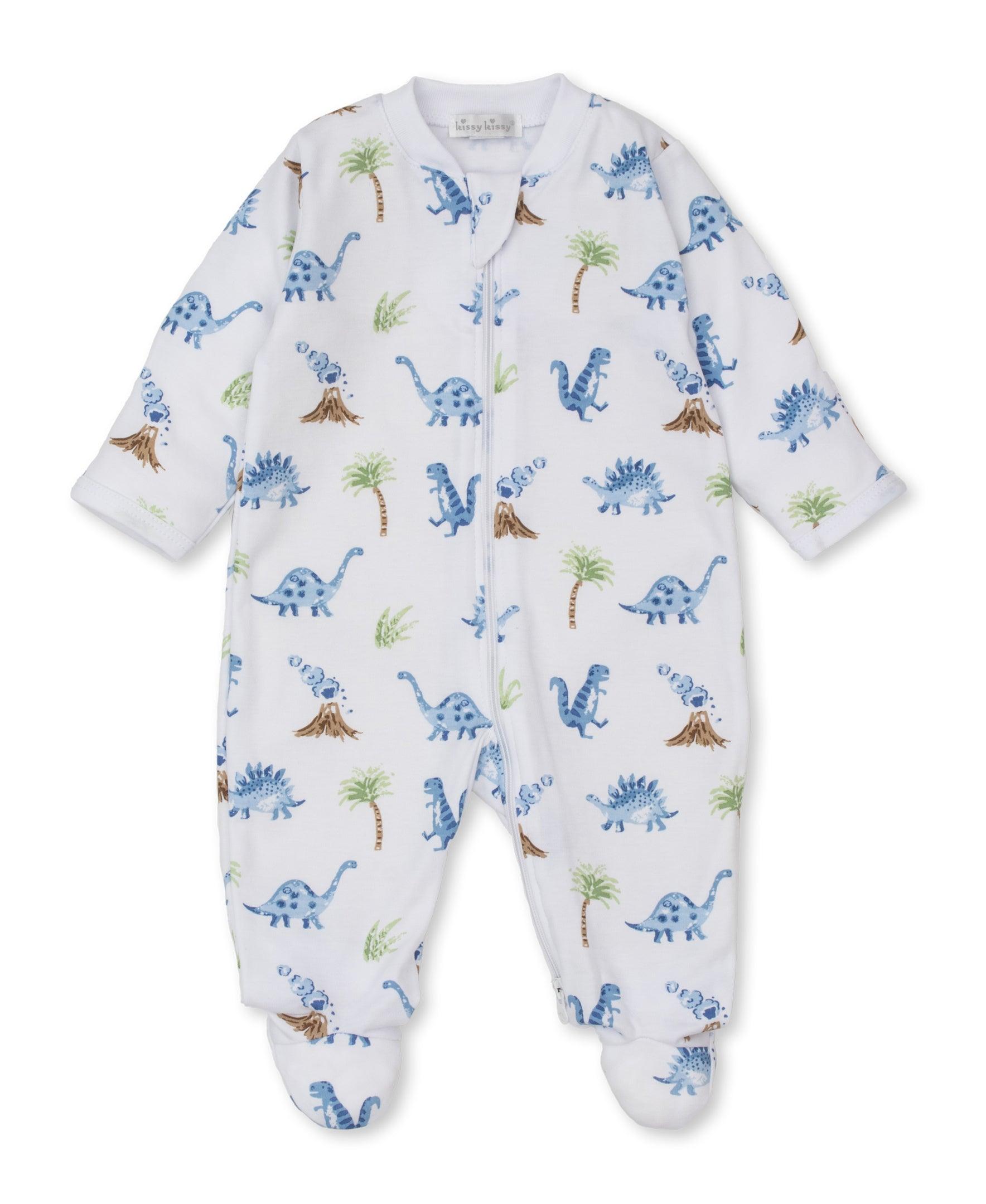 Kissy Kissy Dino Territory Footie with Zipper - shopnurseryrhymes