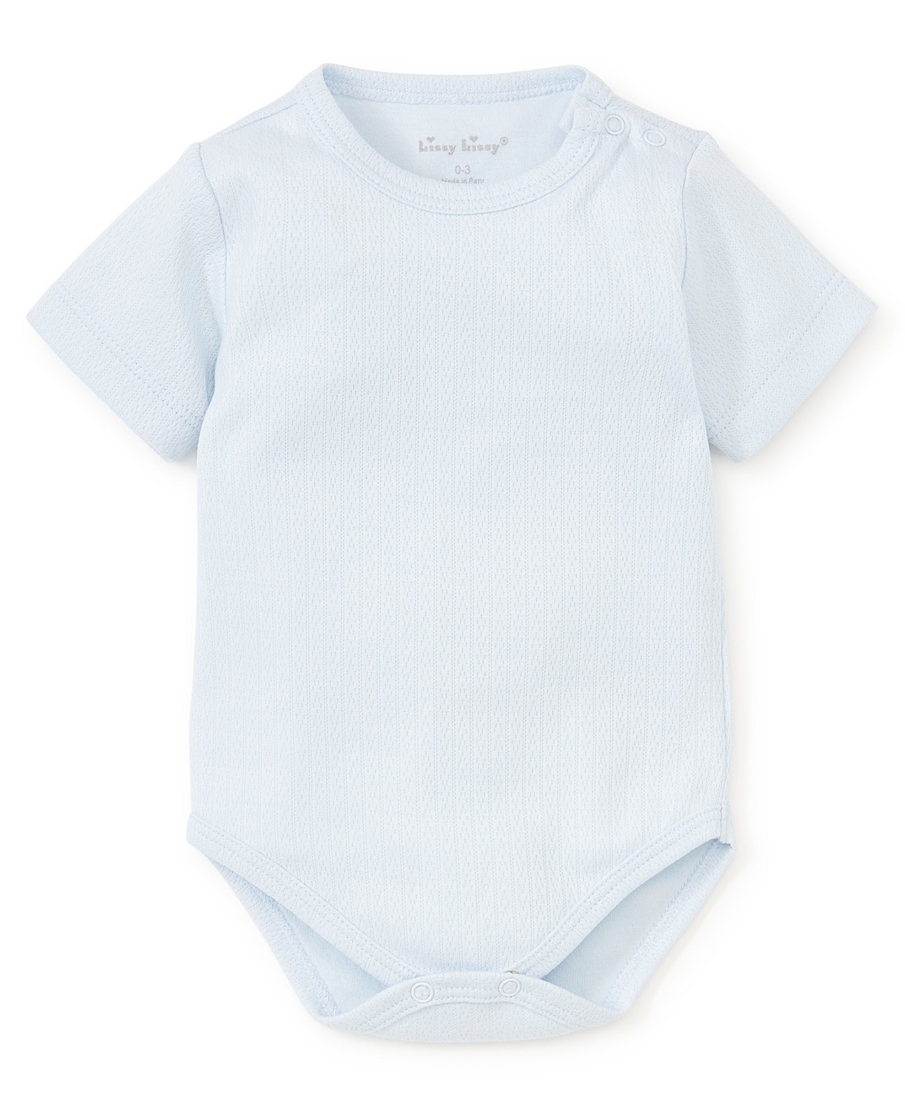 Kissy Kissy Pointelle Short Sleeved Bodysuit