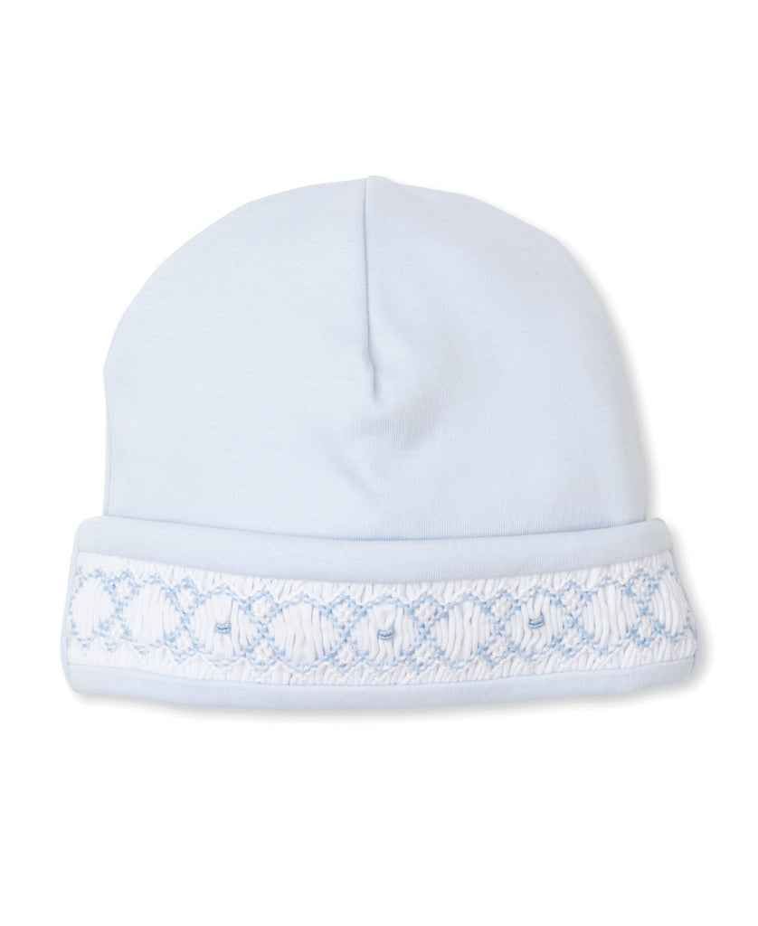 Kissy Kissy CLB Summer Hat with Hand Smocking, Light Blue