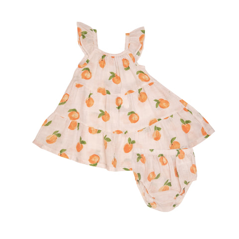 Angel dear 2025 peach dress