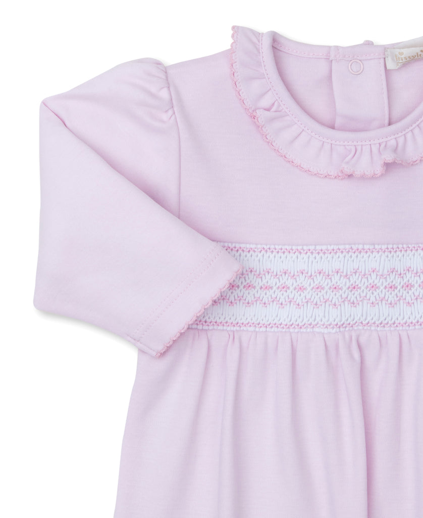 Kissy Kissy CLB Charmed Fall Smocked Pink Sack