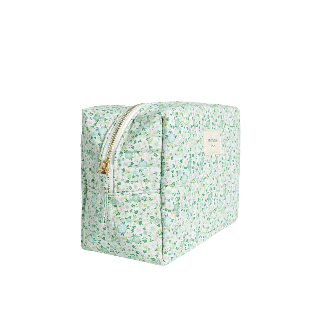 Minnow Sea Marsh Floral Travel Pouch