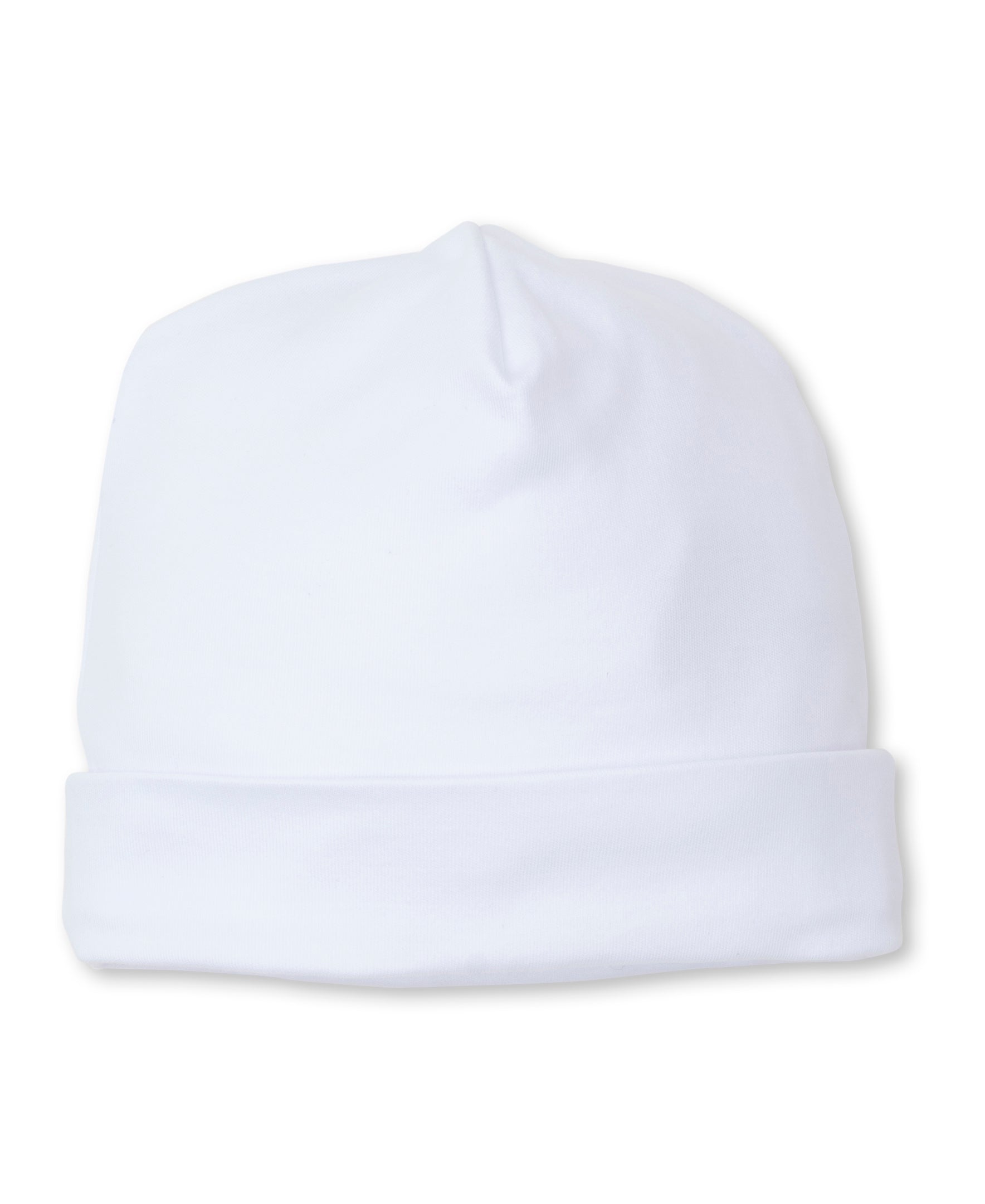 Kissy Kissy Hat with Hand Smocking, White with White